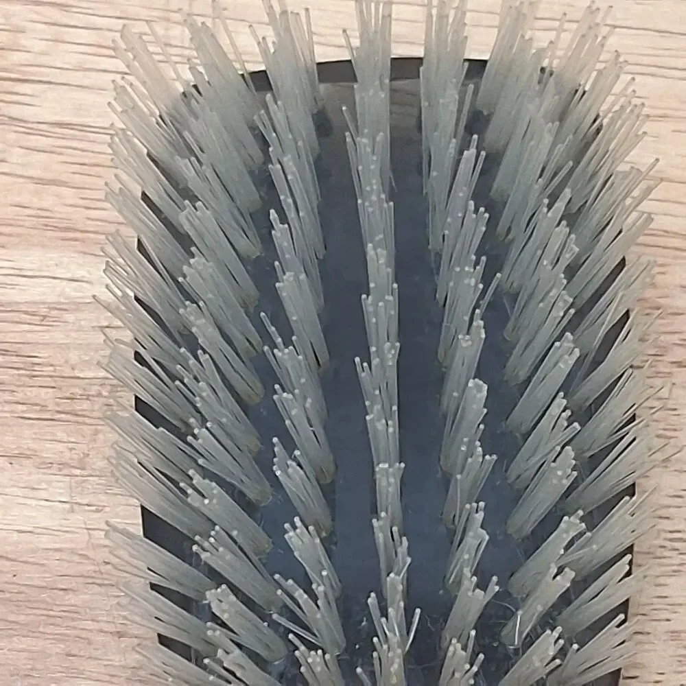 Vintage Jewelite Pro-Phy-Lac-Tic Green Color Hair Brush #295 Nylon Bristles READ